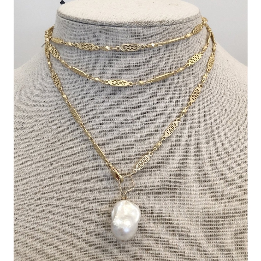 Kori Green Super Duper Necklace with Pearl